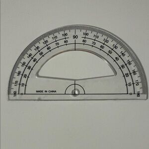 Clear Protractor